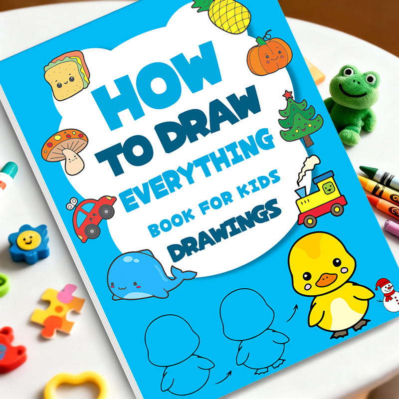 Kids Toys Drawing Easy - Kids Step-by-Step Drawing Book Learn How