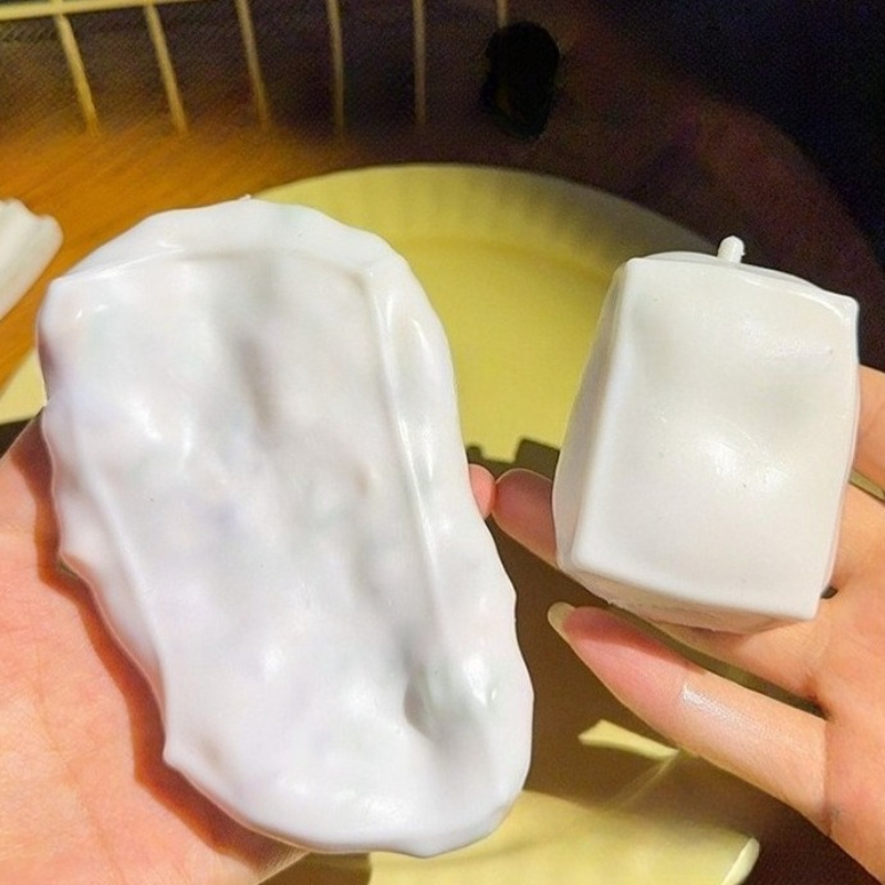 Sensory Fidget Toys - Tofu Stress Ball Shapeable Non-Bounce Crunchy
