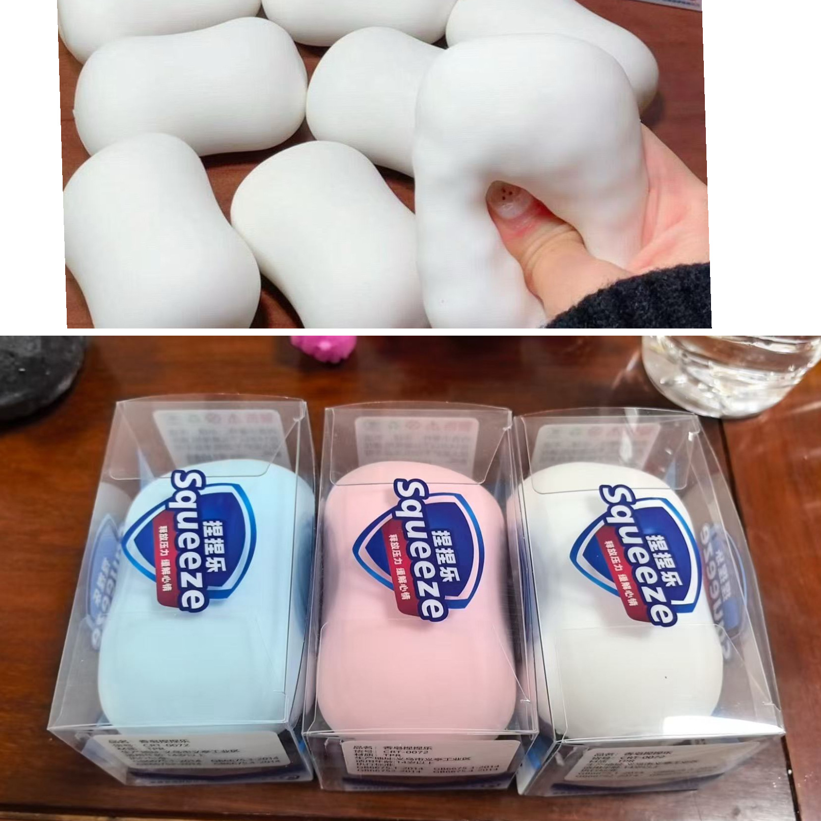 Sensory Fidget Toys - Handmade Simulated Soap Crispy Stress Ball