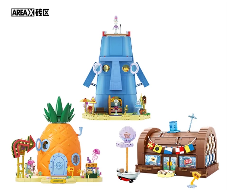 Areax Spongebob Bikini Bottom  - Kids Toys Blocks ulasan dan harga