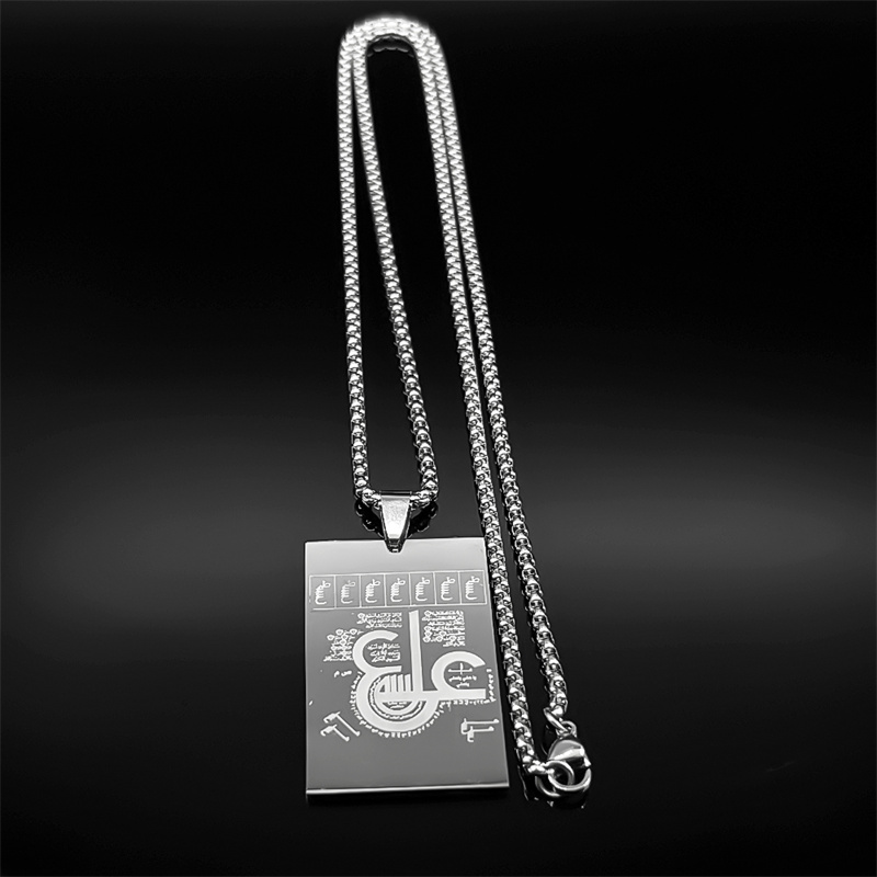 Quran Square Medal Pendant Nec - Kids Quran Toys ulasan dan harga