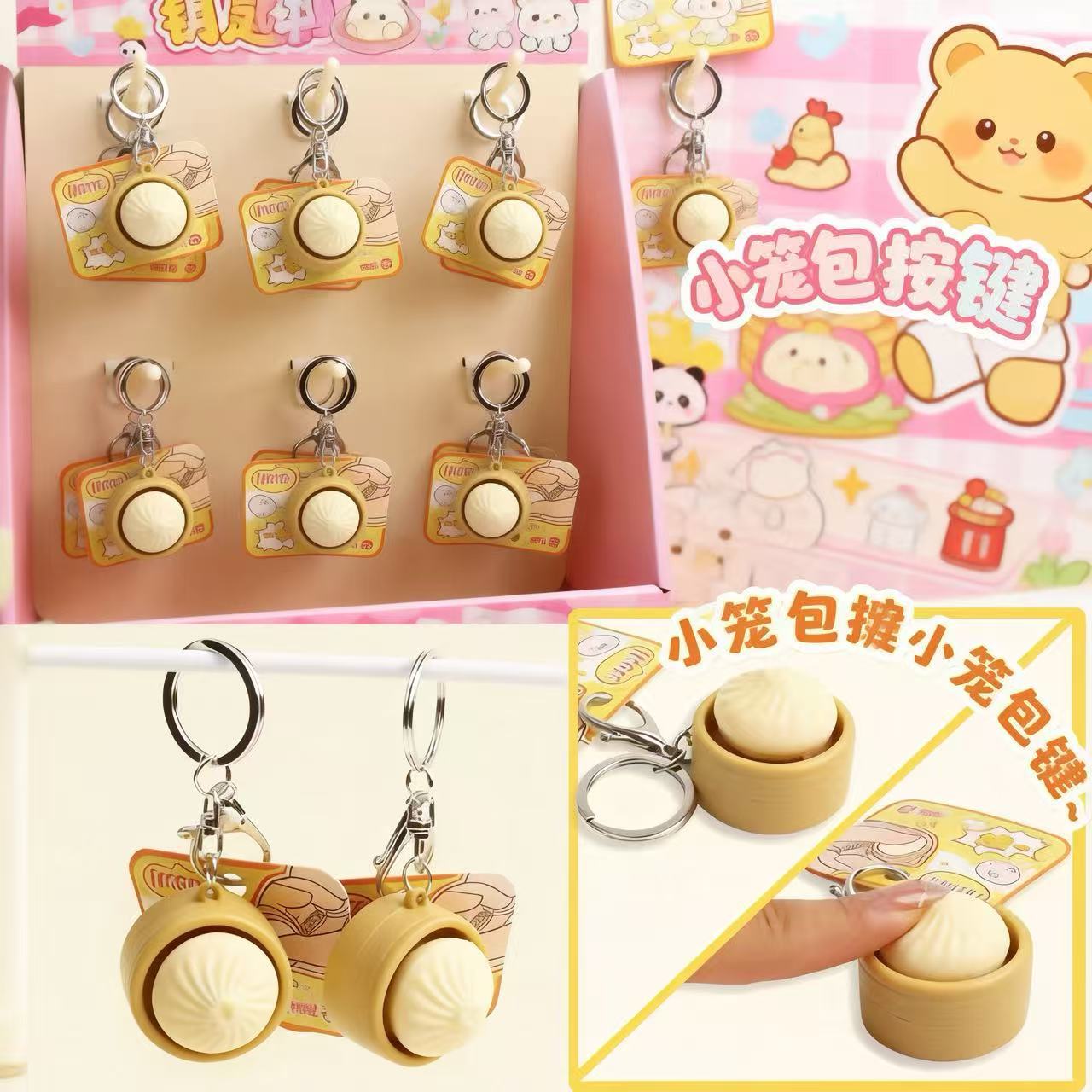 Mini Squishy Dumplings Button  - Kids Toys Return Gift ulasan dan harga