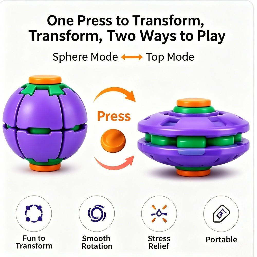 Transforming Fidget Spinner Ba - Sensory Fidget Toys ulasan dan harga