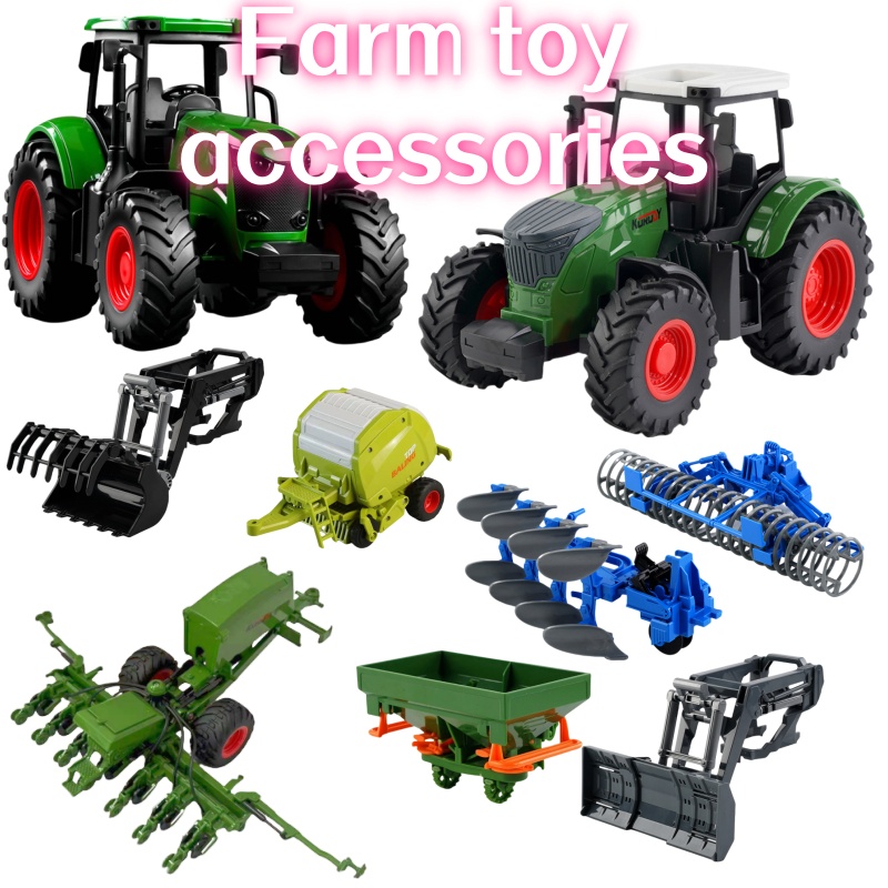 1:24 Inertial Farm Tractor wit - Kids Toys Return Gift ulasan dan harga