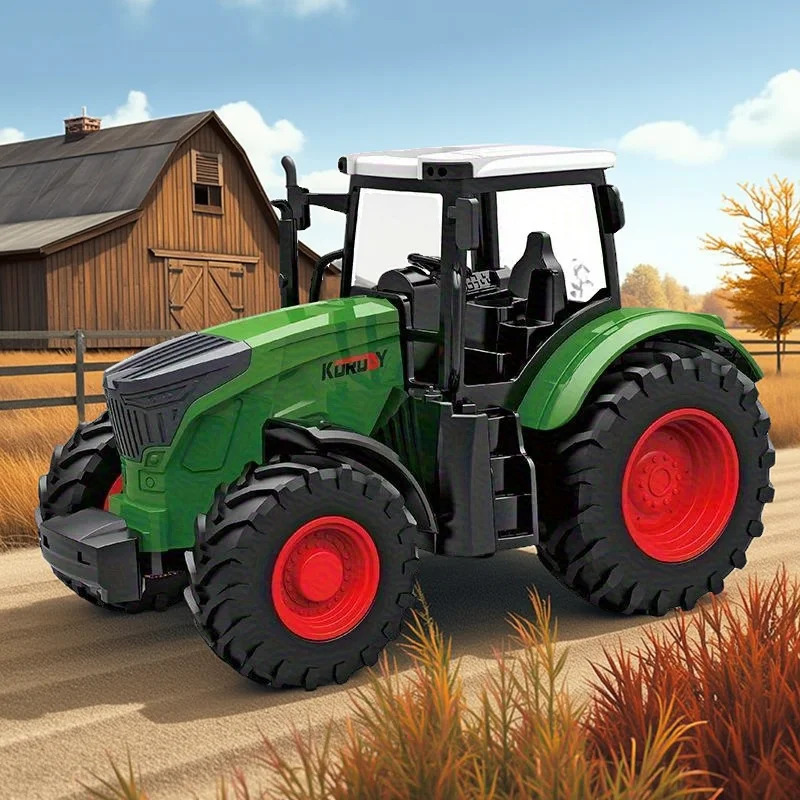1:24 Inertial Farm Tractor wit - Kids Toys Return Gift ulasan dan harga
