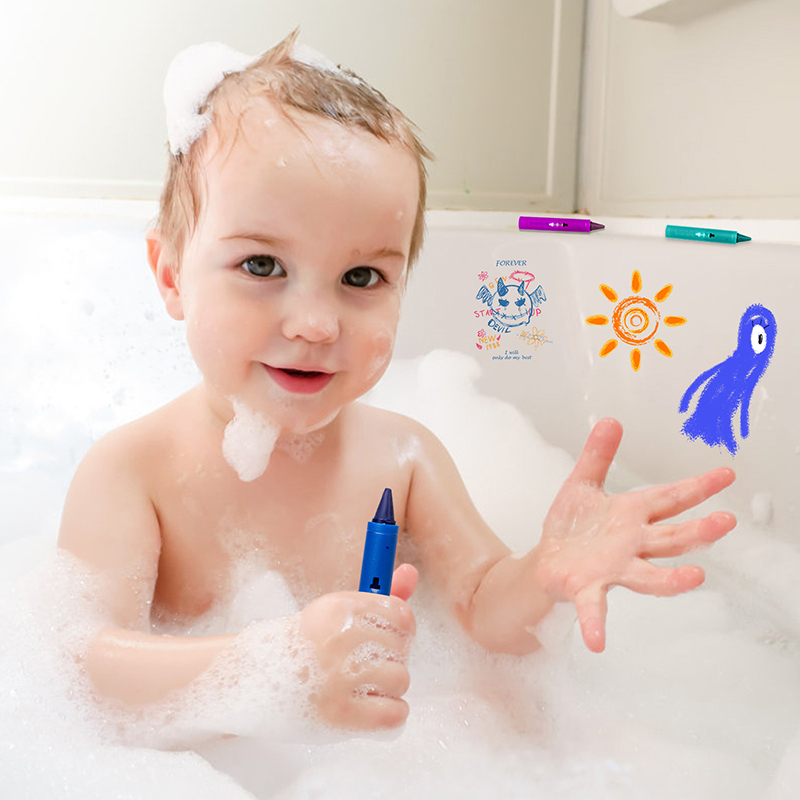 6Pcs Washable Bath Crayons Col - Kids Toys Drawing Easy ulasan dan harga