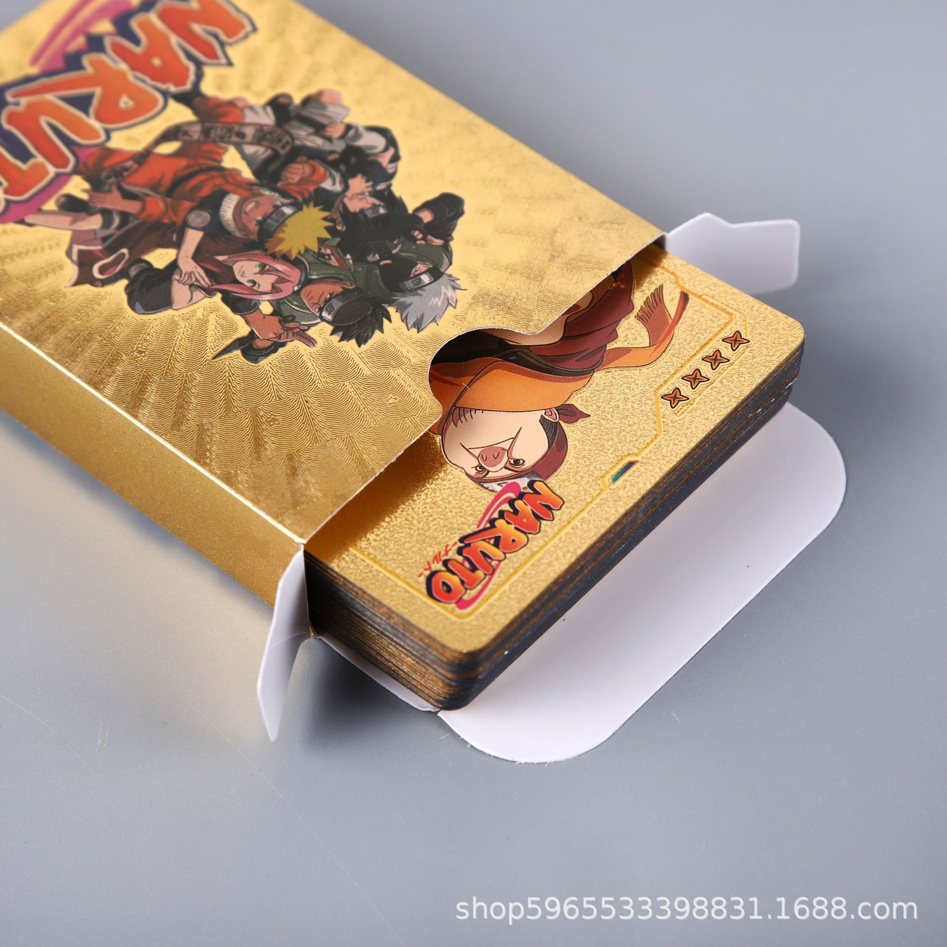 55pcs Naruto Card Gold English - Card Game Kids ulasan dan harga