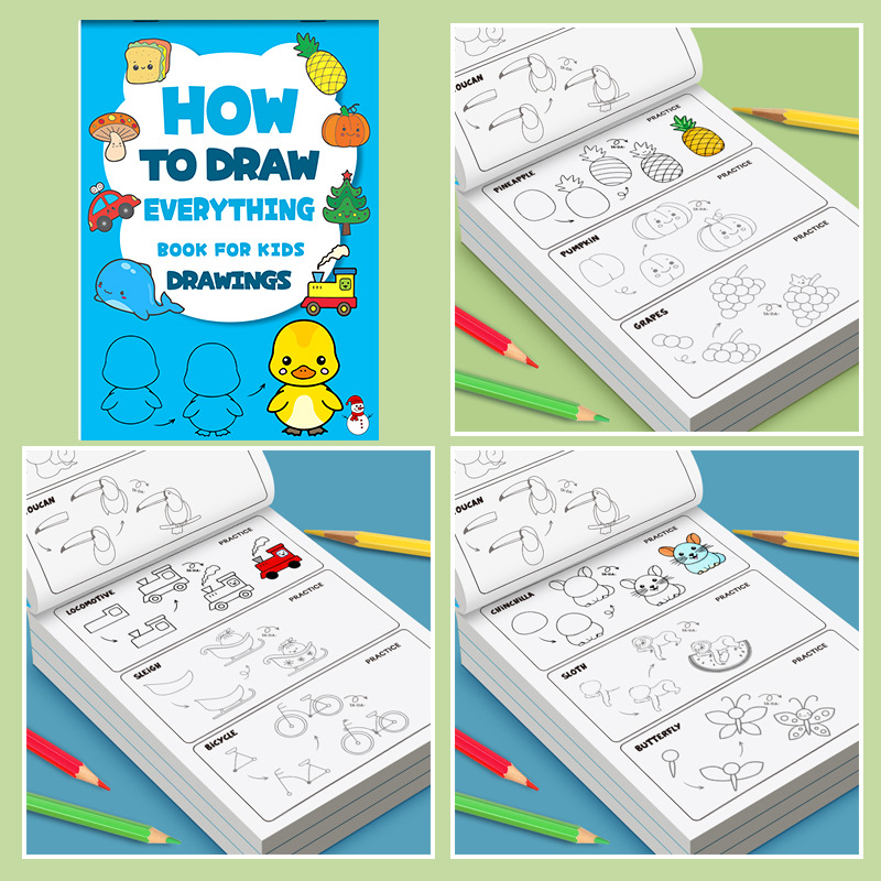 Kids Step-by-Step Drawing Book - Kids Toys Drawing Easy ulasan dan harga