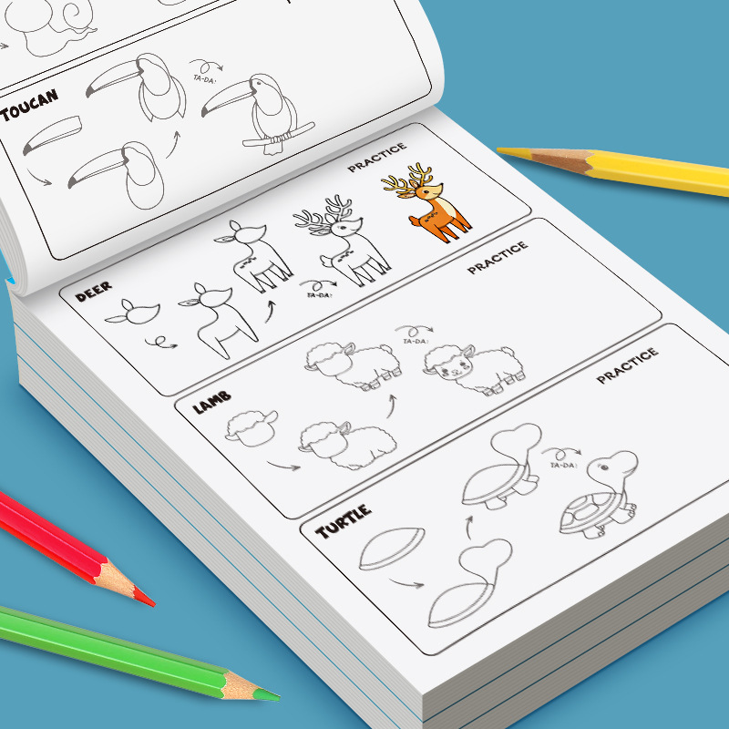 Kids Step-by-Step Drawing Book - Kids Toys Drawing Easy ulasan dan harga