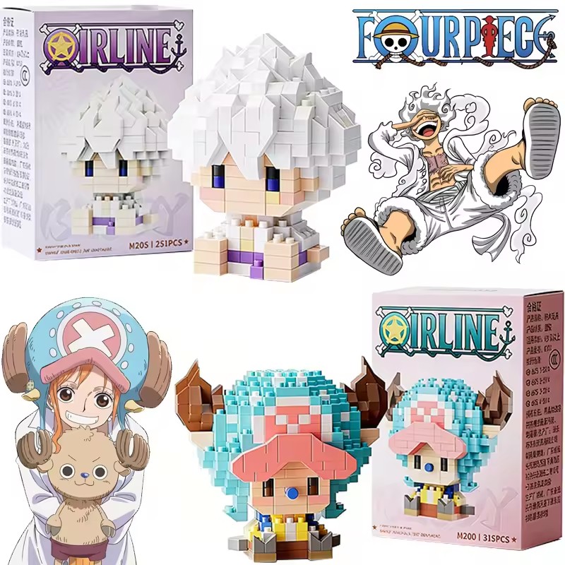 One Piece Anime Sun God Nika L - Kids Toys Blocks ulasan dan harga