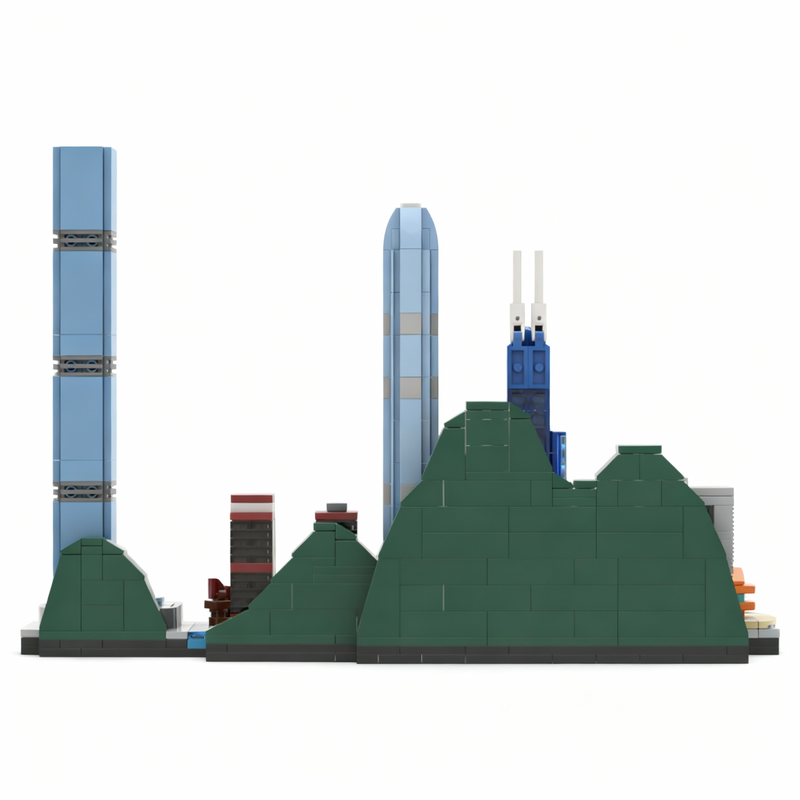 667pcs MOC Hong Kong Skyline M - Kids Toys Hong Kong ulasan dan harga