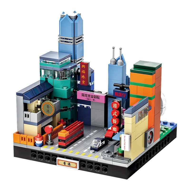 Hong Kong City Micro Block Set - Kids Toys Hong Kong ulasan dan harga