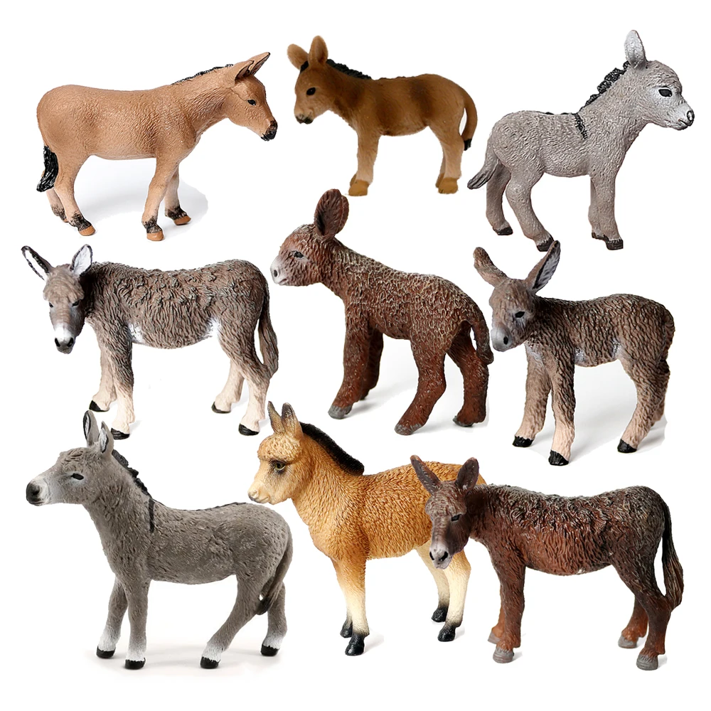 Donkey Model Toy Animals Figur - Kids Toys Xmas ulasan dan harga