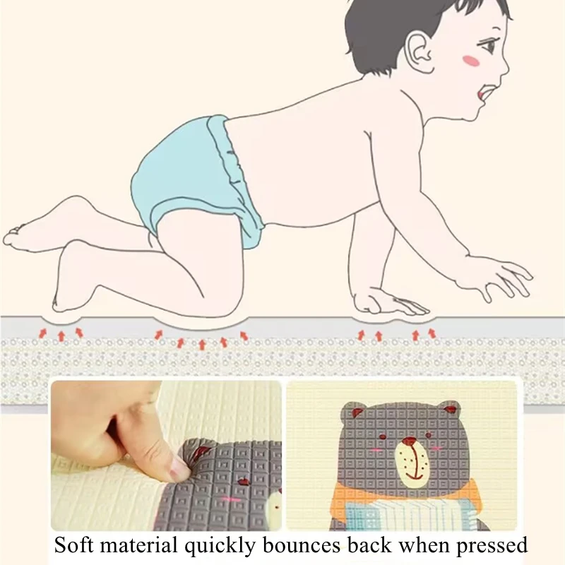 Baby Play Mat Thicken 1/0.5cm  - Kids Toys Bd ulasan dan harga