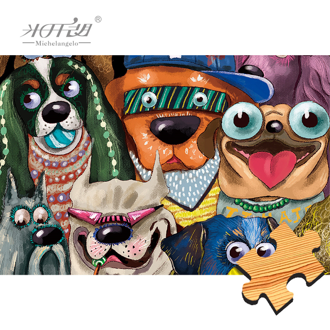 Michelangelo Wooden Jigsaw Puz - Kids Toys Under 500 ulasan dan harga