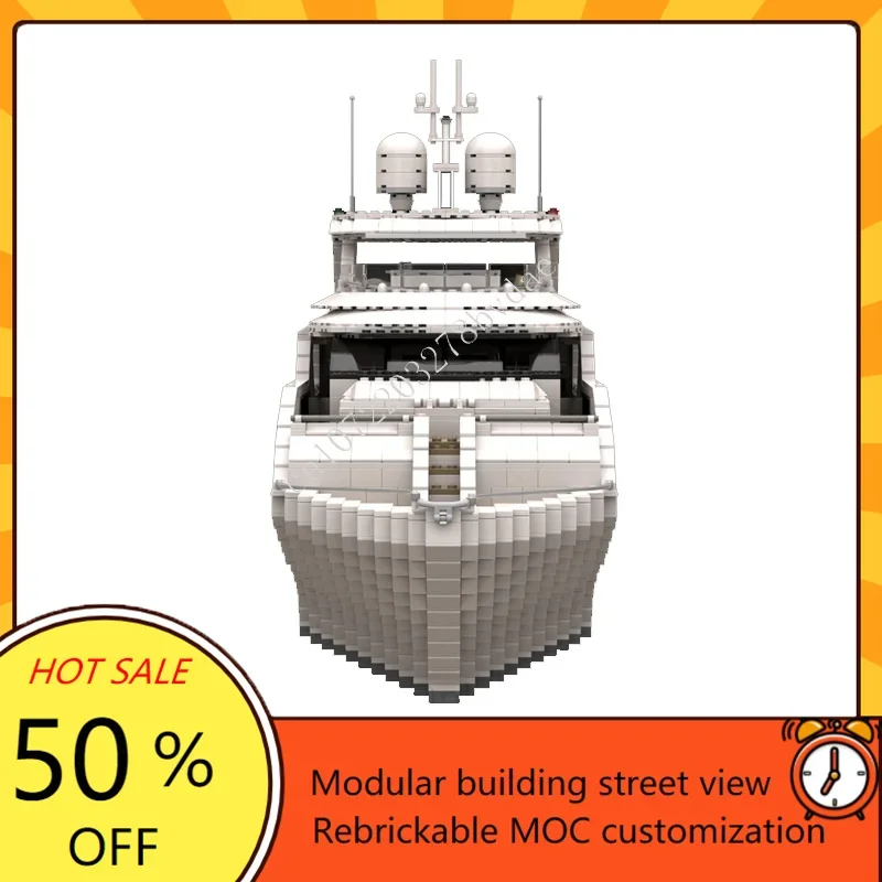4657PCS Custom MOC Super Yacht - Kids Toys Xmas ulasan dan harga