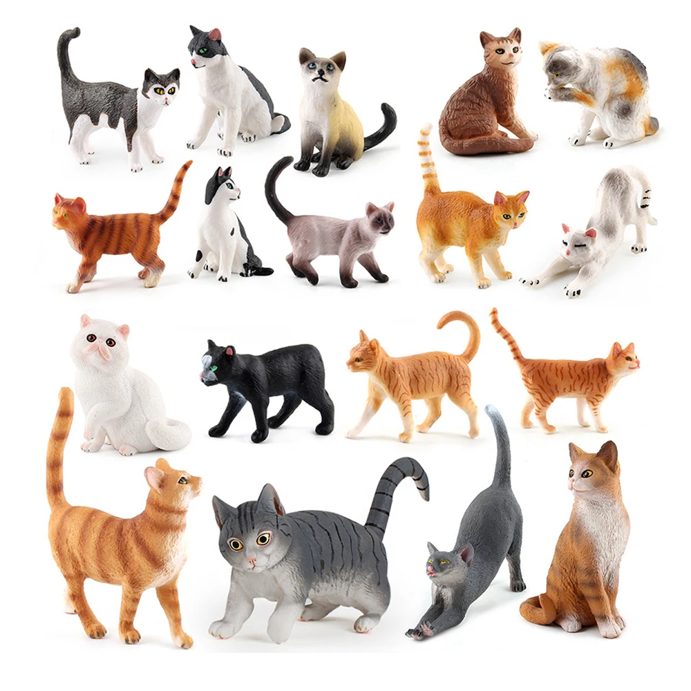 Cat Model Toys Farm Animals Mi - Kids Toys Under 200 ulasan dan harga