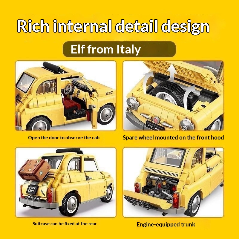 Compatible Lego 10271 Fiat 500 - Kids Toys Under 500 ulasan dan harga