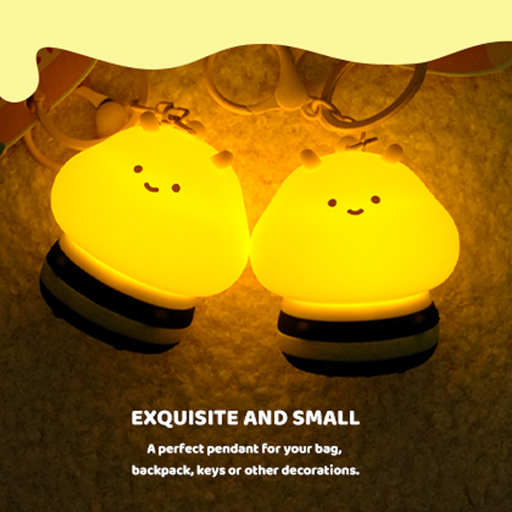 Mini Bee Keychain Night Light  - Kids Toys Bd ulasan dan harga