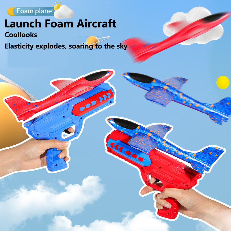 EVA Foam Catapult Aircraft Lau - Catapult Launcher Toy ulasan dan harga