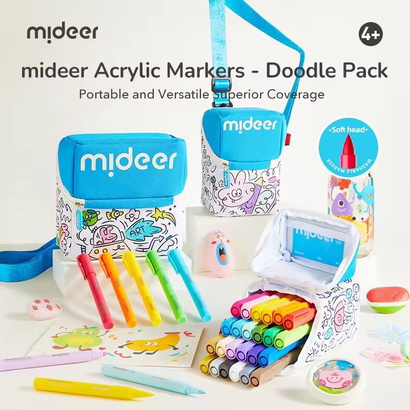 Mideer Acrylic Markers Graffit - Kids Toys Drawing Easy ulasan dan harga